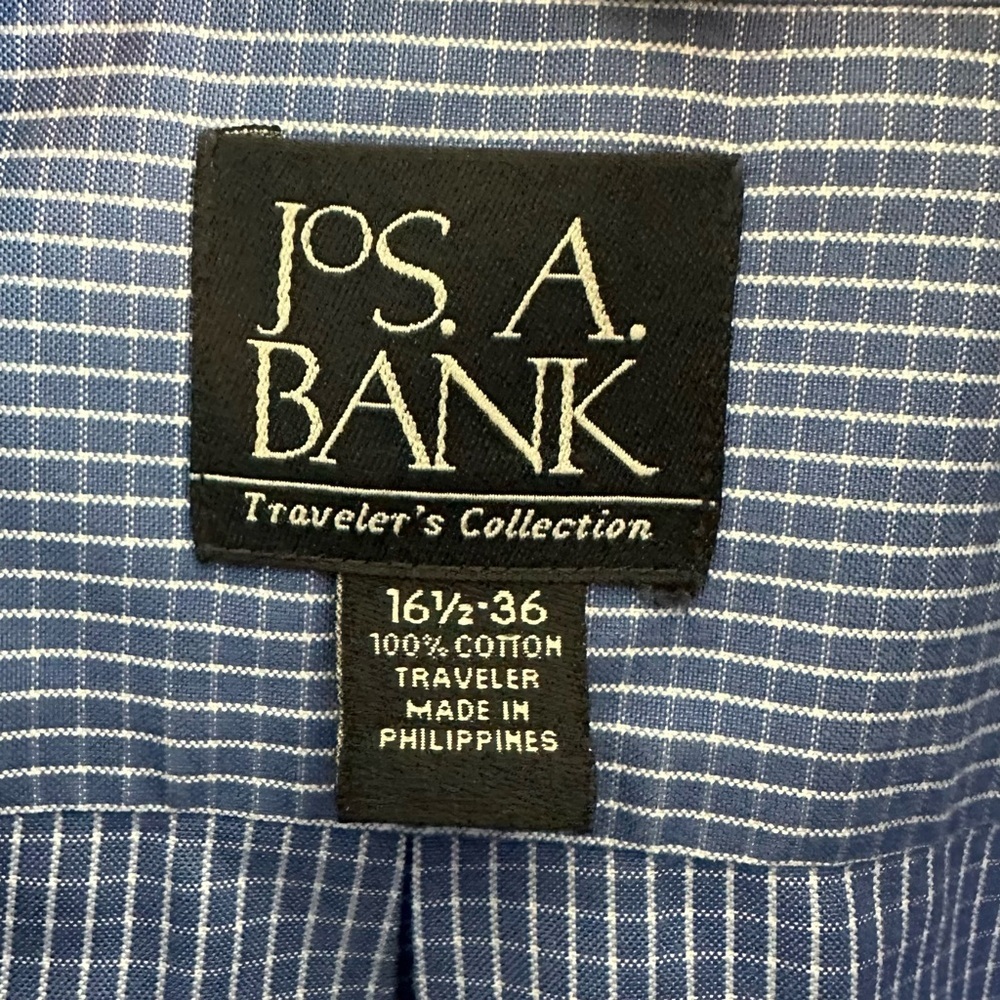 JoS A Bank Travelers Collection Long Sleeve Dress shirt - Picture 4 of 5